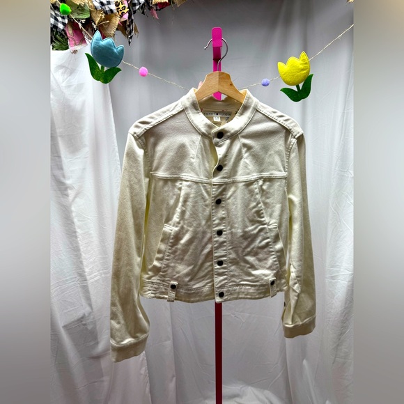 Tommy Hilfiger Jackets & Blazers - Tommy Hilfiger Cream Denim Jacket